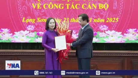 Bà Đoàn Thị Hậu giữ chức Phó Bí thư Thường trực Tỉnh ủy Lạng Sơn