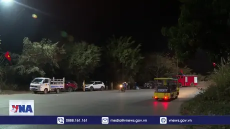 Đã dập tắt vụ cháy rừng ở Tràng An