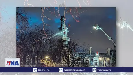 Pháp: Cháy tòa thị chính quận ở Paris