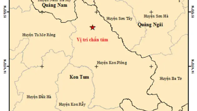 Động đất liên tiếp tại Kon Plông, Kon Tum