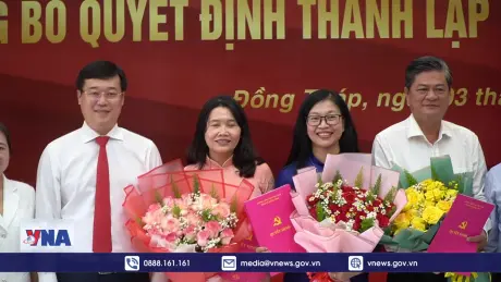 Công bố Quyết định thành lập Ban Tuyên giáo và Dân vận Tỉnh ủy Đồng Tháp