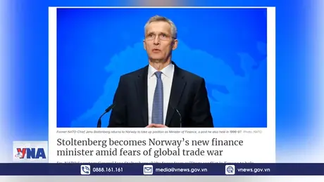Cựu Tổng thư ký NATO làm Bộ trưởng Tài chính Na Uy