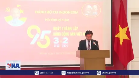 Trang trọng lễ kỷ niệm 95 năm ngày thành lập Đảng Cộng sản Việt Nam tại Indonesia