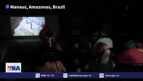 Rạp chiếu phim đầu tiên tại cộng đồng thổ dân Amazon