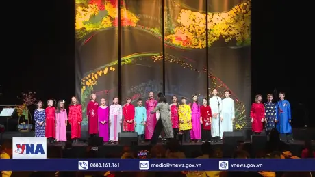 Những em nhỏ Pháp yêu làn điệu dân ca Việt Nam