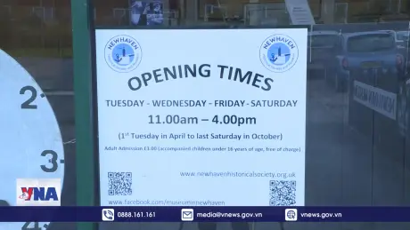 Tôn tạo khu trưng bày tượng Bác Hồ tại bảo tàng Newhaven