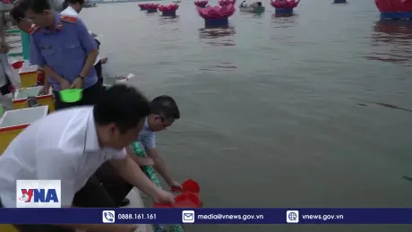 Kiên Giang thả hơn 2 triệu con giống tái tạo nguồn lợi thủy sản