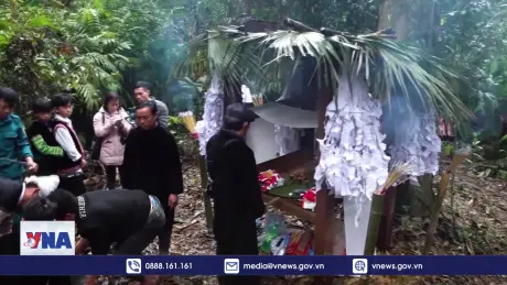 Lễ Cúng rừng của người Mông ở Nà Hẩu