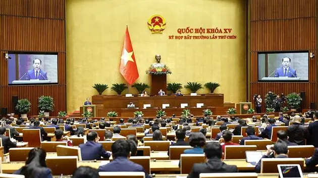 Kỳ họp bất thường lần thứ 9: Thông qua Luật Tổ chức Chính phủ (sửa đổi)