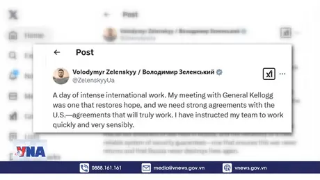 Ukraine sẵn sàng đạt thỏa thuận an ninh với Mỹ