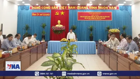 Công bố quyết định kiểm tra Ban Thường vụ Tỉnh ủy An Giang