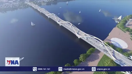 Tiến độ xây dựng 3 cây cầu vượt sông Hồng 