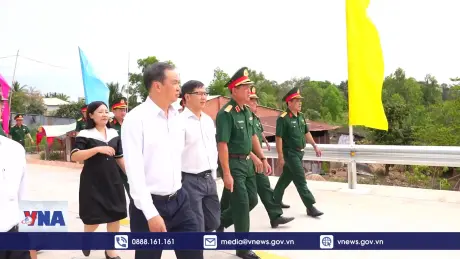 Tây Ninh khánh thành đường tuần tra bảo vệ biên giới