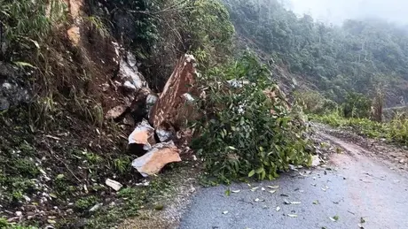  Lở đá làm 1 em bé tử vong ở Hà Giang