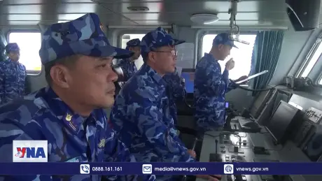 Cảnh sát biển hai nước Việt Nam - Trung Quốc tuần tra chung