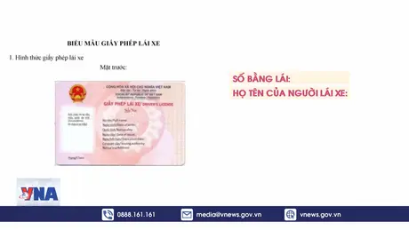Bộ Công an ban hành mẫu giấy phép lái xe mới