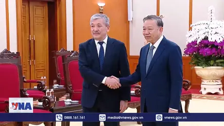 Tổng Bí thư Tô Lâm tiếp Thủ tướng Cộng hòa Kyrgyzstan