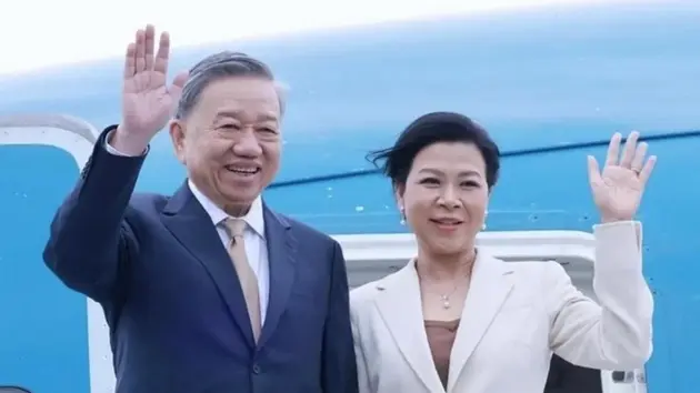 Tổng Bí thư Tô Lâm và Phu nhân lên đường thăm Indonesia, Ban Thư ký ASEAN và Singapore