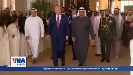Tổng thống Trump được UAE chào đón bằng vũ điệu tóc