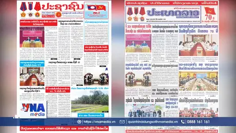 Báo chí Lào ca ngợi Chủ tịch Hồ Chí Minh