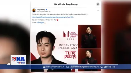 Giải thưởng Âm nhạc Nhật Bản 2025 lần đầu tiên vinh danh nghệ sỹ Việt Nam 