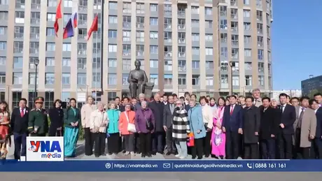 Nhân dân Nga kỷ niệm Ngày sinh Chủ tịch Hồ Chí Minh
