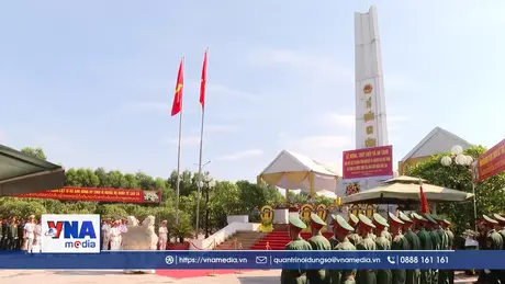 Quảng Bình truy điệu và an táng 17 hài cốt liệt sỹ
