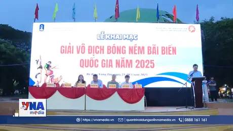 Khai mạc Giải vô địch quốc gia Bóng ném bãi biển