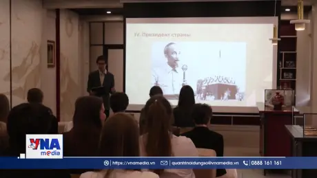 Học sinh Nga tìm hiểu về cuộc đời cách mạng của Chủ tịch Hồ Chí Minh