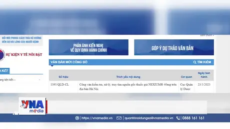 Bộ Y tế truy tìm nguồn gốc thuốc giả NEXIUM® 40mg