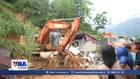 Mưa lớn kèm dông, lốc gây nhiều thiệt hại tại Lào Cai