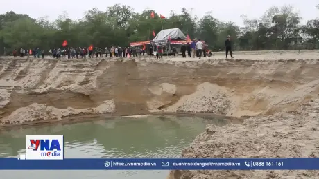 Đình chỉ hoạt động 2 tháng doanh nghiệp khai thác cát sỏi tại Đồng Văn