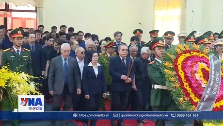 Lễ viếng nguyên Chủ tịch nước Trần Đức Lương tại Quảng Ngãi