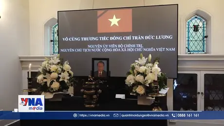 Lễ viếng nguyên Chủ tịch nước Trần Đức Lương tại Australia