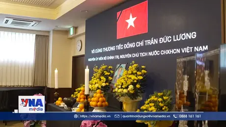 Lễ viếng nguyên Chủ tịch nước Trần Đức Lương tại Nhật Bản