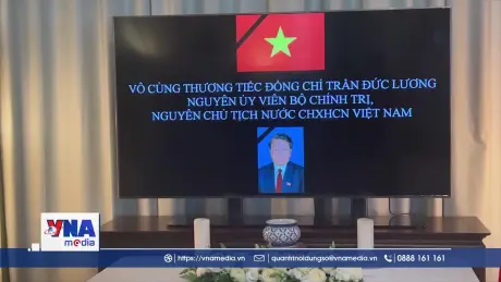 Lễ viếng nguyên Chủ tịch nước Trần Đức Lương tại Bỉ