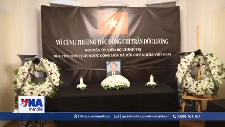 Lễ viếng nguyên Chủ tịch nước Trần Đức Lương tại Anh