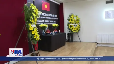 Lễ viếng nguyên Chủ tịch nước Trần Đức Lương tại Pháp