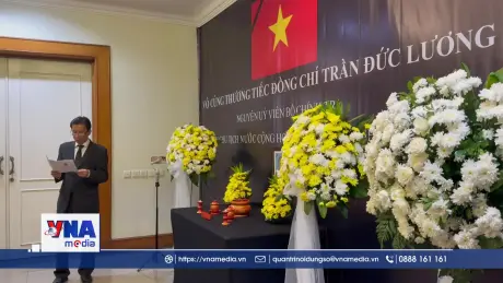 Lễ viếng nguyên Chủ tịch nước Trần Đức Lương tại Indonesia