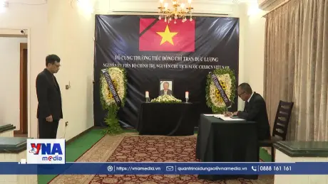 Lễ viếng nguyên Chủ tịch nước Trần Đức Lương tại Ai Cập