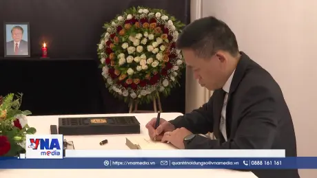 Lễ viếng nguyên Chủ tịch nước Trần Đức Lương tại Algeria