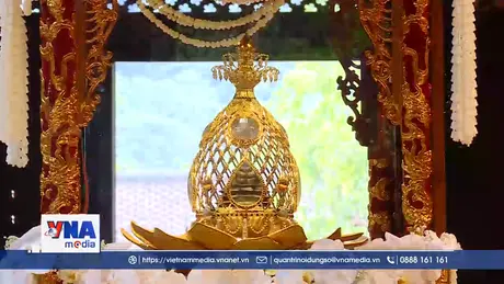 Xá lợi Đức Phật an vị tại Cung Trúc Lâm Yên Tử