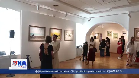 Tham quan nước Nga qua tranh của một họa sỹ Việt Nam