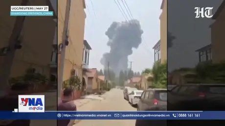 Nổ nhà máy hóa chất ở Trung Quốc gây nhiều thương vong