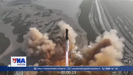 SpaceX phóng thử nghiệm lần thứ 9 tên lửa Starship