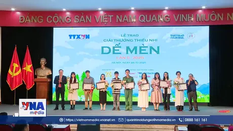 Trao Giải thưởng Thiếu nhi Dế Mèn lần thứ 6