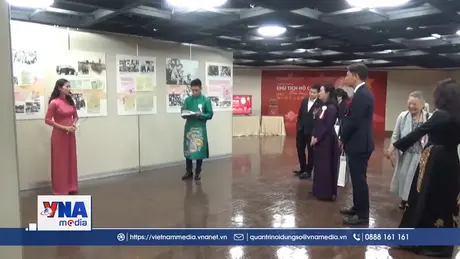 Triển lãm chuyên đề về Chủ tịch Hồ Chí Minh tại Fukuoka