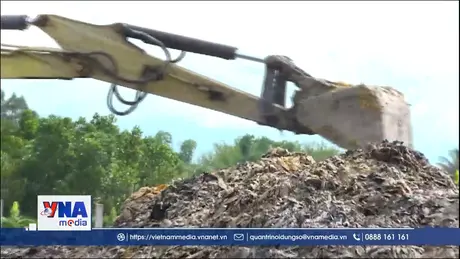 Xử lý công ty lưu chứa hàng nghìn tấn chất thải rắn công nghiệp thông thường