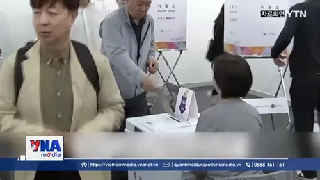 Hàn Quốc ghi nhận tỷ lệ bỏ phiếu sớm bầu cử Tổng thống ở mức cao