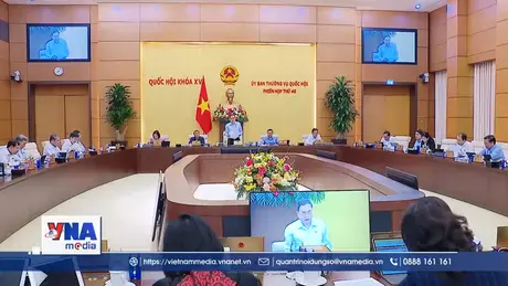 Khai mạc Phiên họp thứ 46 của Ủy ban Thường vụ Quốc hội